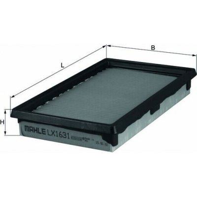 MAHLE ORIGINAL Vzduchový filtr LX1631 – Hledejceny.cz
