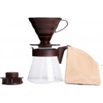 Hario V60-02 Pour Over Kit Plastic Brown – Zboží Dáma Hario V60-02 Pour Over Kit Plastic Brown – Zboží Dáma