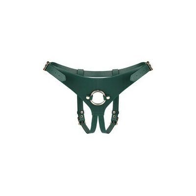 Liebe Seele Mossy Chic Leather Strap On Harness kožený strap on postroj – Sleviste.cz