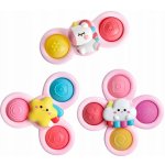 Woopie BABY Space Spinner Pop it Sensory Toy vyměnitelné 3 ks růžové – Zboží Dáma
