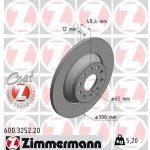 Brzdový kotouč ZIMMERMANN 600.3252.20 (600325220) | Zboží Auto