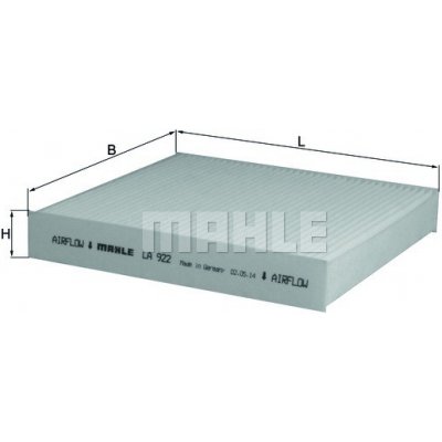 MAHLE ORIGINAL Filtr, vzduch v interiéru LA922 – Hledejceny.cz