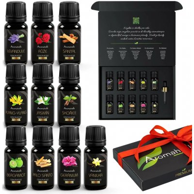 Aromaholik esenicální olej Sada Milostné Vůně 10 x 10 ml esenciálních olejů – Hledejceny.cz