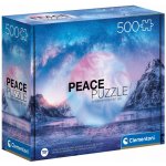 CLEMENTONI Peace : Světle modrá 500 dílků – Hledejceny.cz