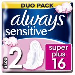 Always Ultra Super Plus Sensitive 16 ks – Zboží Dáma
