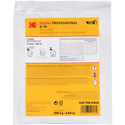 Kodak D-76 1 L negativní vývojka – Hledejceny.cz