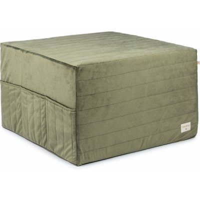 Nobodinoz Matrace 3v1 Sleepover Velvet Olive zelené – Sleviste.cz