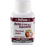 MedPharma Beta karoten 25 000 m.j. Pant. + Paba 37 kapslí – Sleviste.cz