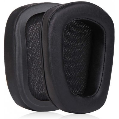 eses náušníky pro sluchátka Logitech G935 933 635 633 533 černé kožené – Zboží Živě