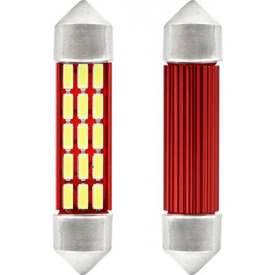 LED CANBUS 4014 20SMD Festoon C5W C10W C3W 41mm White 12V/24V, AMiO 01634 – Hledejceny.cz