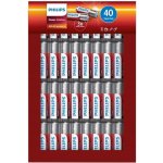 Philips Power Alkaline AAA 40ks LR03P40FP/10 – Zboží Živě