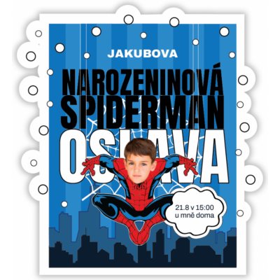 Personal Personalizované pozvánky Spiderman – Sleviste.cz
