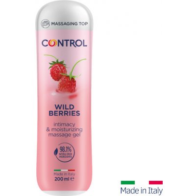 Control 2in1 Intimacy & Moisturizing Massage Gel Wild Berries 200 ml – Zbozi.Blesk.cz