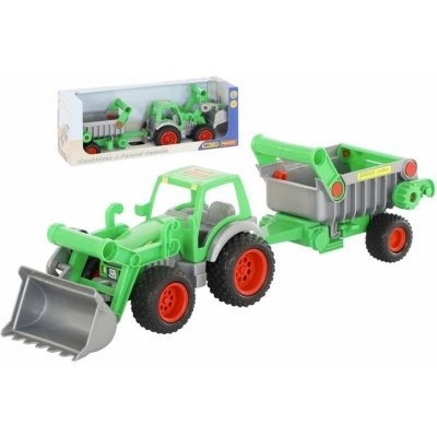 Wader Traktor farmář s lopatou a návěsem 55 cm – Zboží Mobilmania