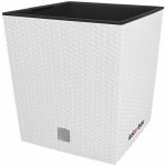 Prosperplast Květináč Rato low 40 x 40 x 40,8 cm bílý – Zboží Dáma