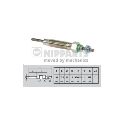 NIPPARTS Žhavicí svíčka J5715004 – Hledejceny.cz
