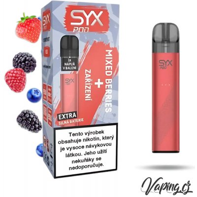 Syx Pod kit 900 mAh červená 1 ks – Sleviste.cz