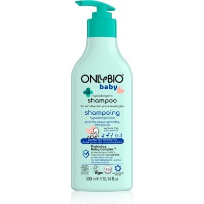 OnlyBio Baby Hypoallergenic jemný šampon pro děti od narození 300 ml