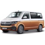 Bburago Volkswagen T6.1 Transporter 2020 bílo hnědý 1:43 – Zboží Dáma