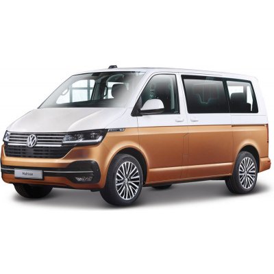 Bburago Volkswagen T6.1 Transporter 2020 bílo hnědý 1:43 – Zboží Dáma