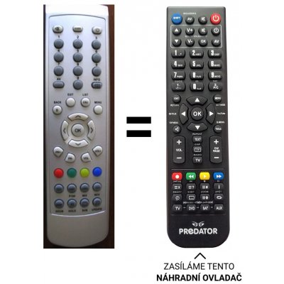 Dálkový ovladač Predátor Sencor STV 21S18FLAT – Hledejceny.cz