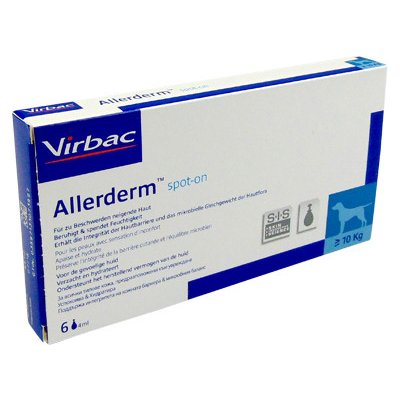 Allerderm Spot-on pro psy a kočky nad 10 kg 6 x 4 ml – Hledejceny.cz