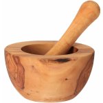 ČistéDřevo Hmoždíř z olivového dřeva 12 cm – Zboží Dáma