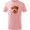 Dětské tričko Žalud jako domeček tričko dětské bavlněné růžová