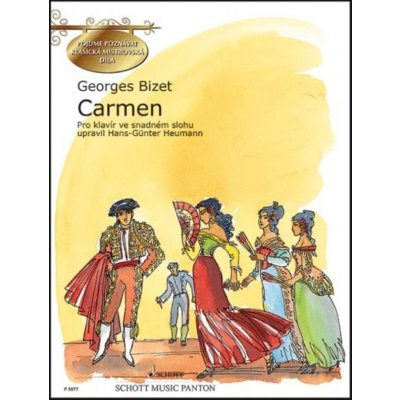 Carmen Georges Bizet pro klavír ve snadném slohu – Hledejceny.cz