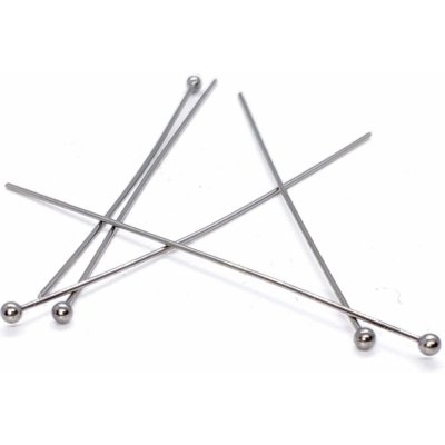 Nýtek s 2mm kuličkou 50 x 0,55mm chirurgická ocel - Obsah balení 50 ks NO 009 – Zboží Dáma