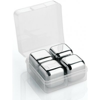 Chladící kovové kostky do nápojů a whisky CILIO COOL 4 ks – Zbozi.Blesk.cz