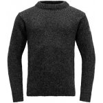 Devold vlněný svetr Nansen Wool Sweater anthracite – Zboží Mobilmania