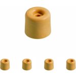 Walteco 5005BP1 Dveřní zarážka 29,5 x 25 mm k našroubování béžová 5 ks – Sleviste.cz