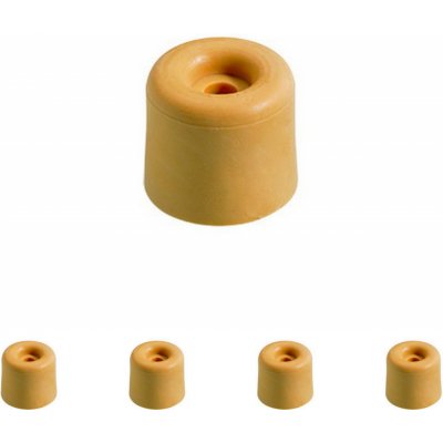 Walteco 5005BP1 Dveřní zarážka 29,5 x 25 mm k našroubování béžová 5 ks – Sleviste.cz