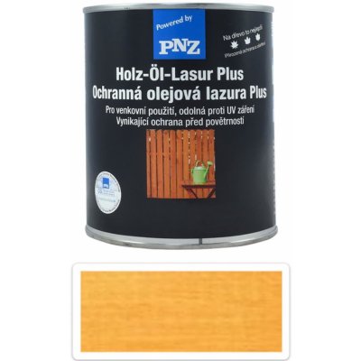PNZ Ochranná olejová lazura Plus 0,75 l pinie – Zboží Mobilmania