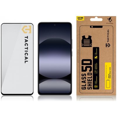 Tactical Glass Shield 5D sklo pro Xiaomi Redmi Note 14 5G Black 8596311268915 – Zboží Mobilmania