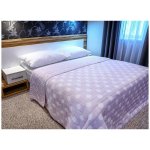 Mondo Italia Přehoz na postel 701P Pois růžový Made in Italy Růžová 220x240 cm – Sleviste.cz