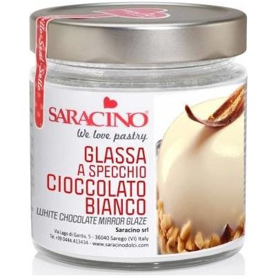 Saracino Zrcadlová poleva bílá čokoláda 350 g – Zboží Mobilmania