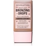 Makeup Revolution Bright Light Bronzing Drops tekutý bronzer Bronze Scorched 23 ml – Zboží Dáma