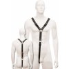 SM, BDSM, fetiš Postroj Leather Body HARNESS MEN II black