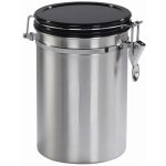 Xavax dóza na 1 kg mleté kávy nebo jiné potraviny vzduchotěsná ušlechtilá ocel stříbrná – Zboží Dáma