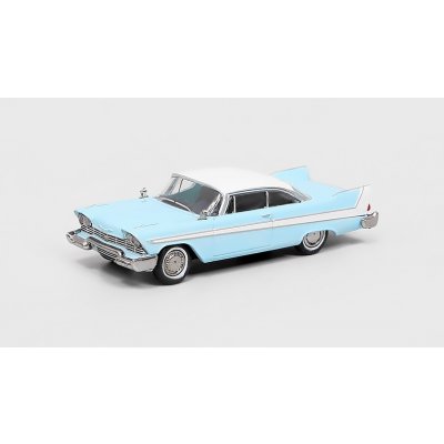 Brekina Plymouth Fury 1958 modrá:bílá 1:87 – Zboží Mobilmania