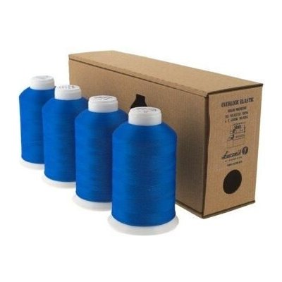 Sada nití OVERLOCK chemlon v dárkovém balení (4x4000 m) barva 0054 středně modrá – Zbozi.Blesk.cz