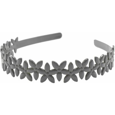 Kytičková čelenka šedá – Zboží Dáma
