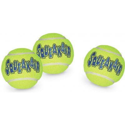 Kong Air Dog Squeaker tenisový míč 3 ks M 6,4 cm