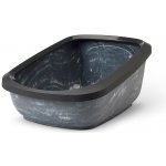 Nobby Savic toaleta s okrajem Aseo Jumbo Marble 67,5 x 48,5 x 29 cm – Zboží Dáma