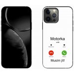 mmCase na iPhone 13 Pro Max 6.7 - motorka volá bílé pozadí – Zboží Mobilmania
