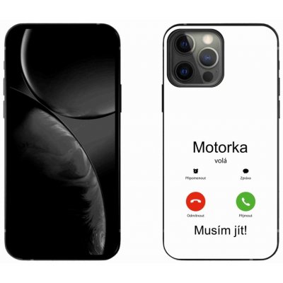 mmCase na iPhone 13 Pro Max 6.7 - motorka volá bílé pozadí – Zboží Mobilmania