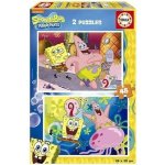 Educa Sponge Bob EDU19388 2 x 48 dílků – Zboží Dáma