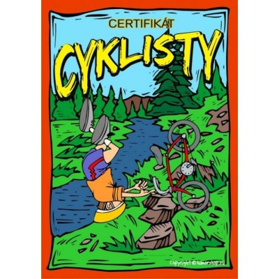 Certifikát cyklisty nastojato – Hledejceny.cz